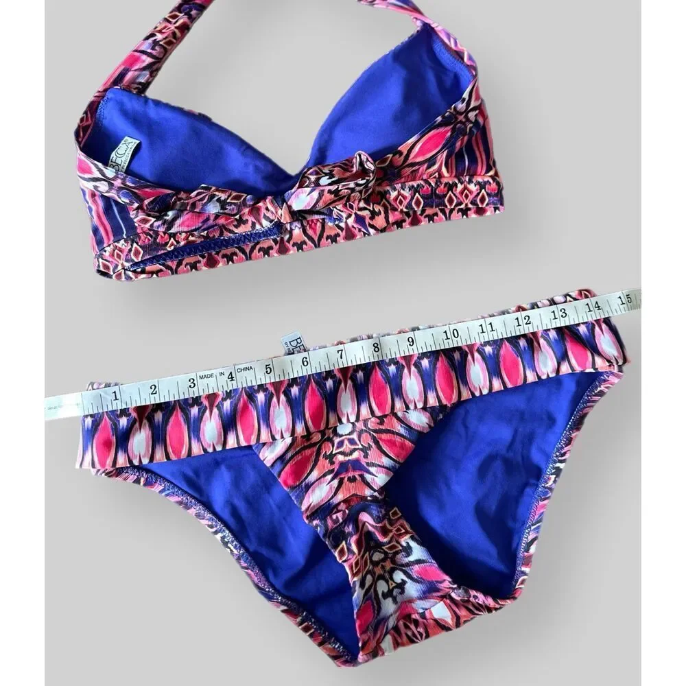BECCA Multicolor Patterned Bikini